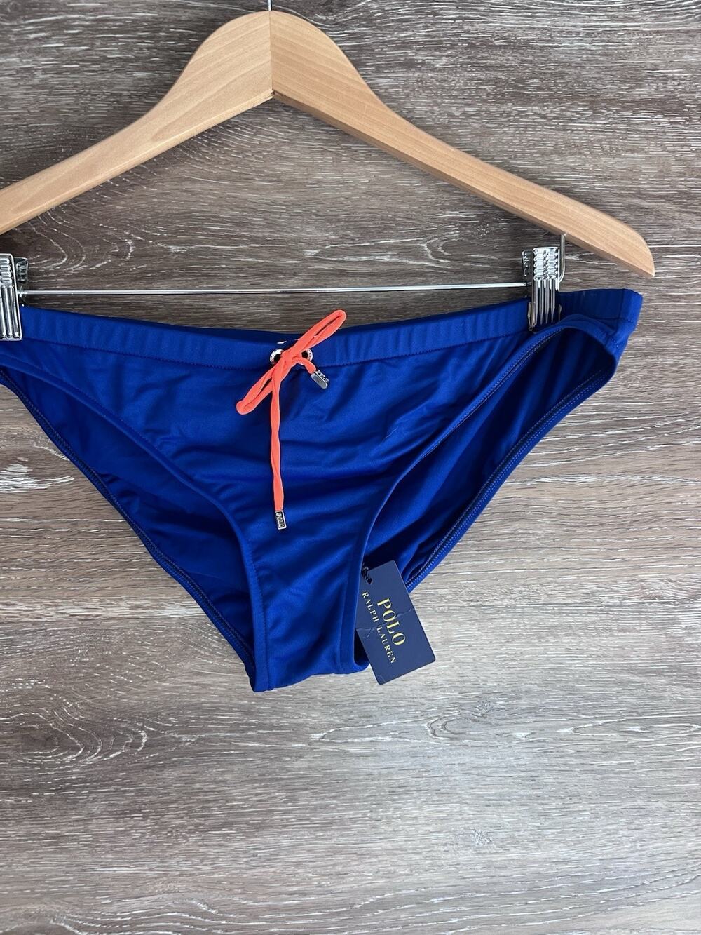 Lauren Ralph Lauren Blue Bikini Bottoms Women’s Size Large New